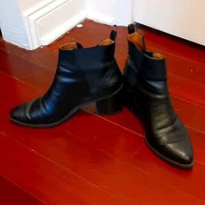 Faux leather boots size 13